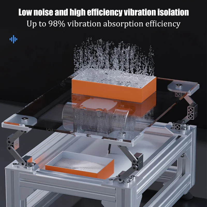 Hot sale Linear vibration screener leaves stem separating machine vibrating linear feeder Free Oscillating Motion Spring support