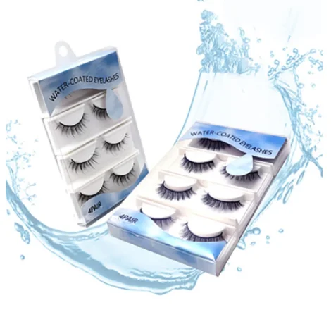water coated eyelashes lashes3d mink wholesale vendor 25mm luxury