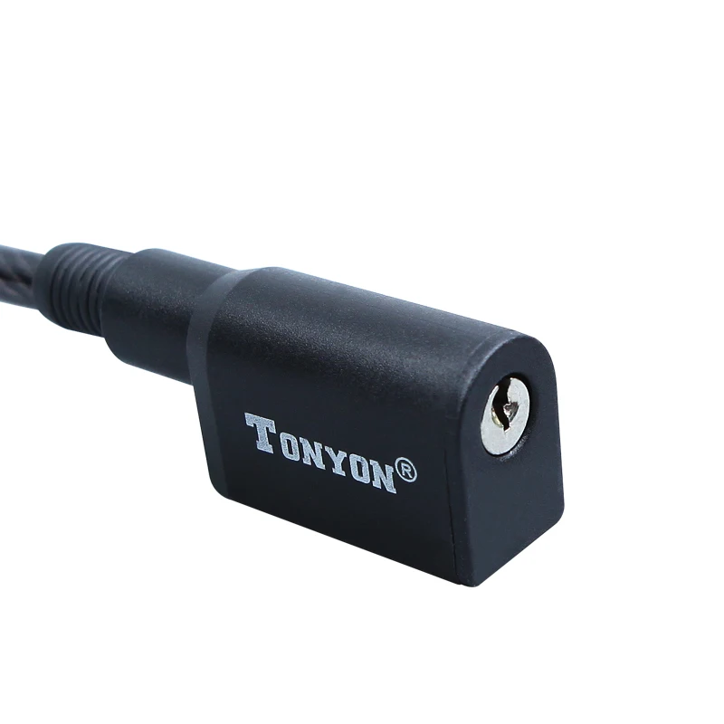 TONYON  Low Price High Quality Bicycle Lock Cable Wire Lock