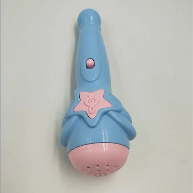 Пластиковый игрушечный микрофон под давлением, детали для микрофона для пения, детский сценический микрофон для Конференции