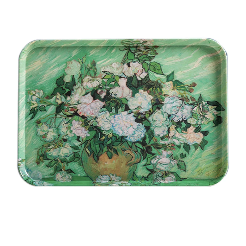 Whole Sale Bulk Tea Set Tray Rectangle Melamine Tray