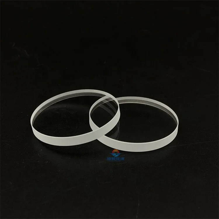 Guangdong High transmission clear fused sicila glass quartz substrate