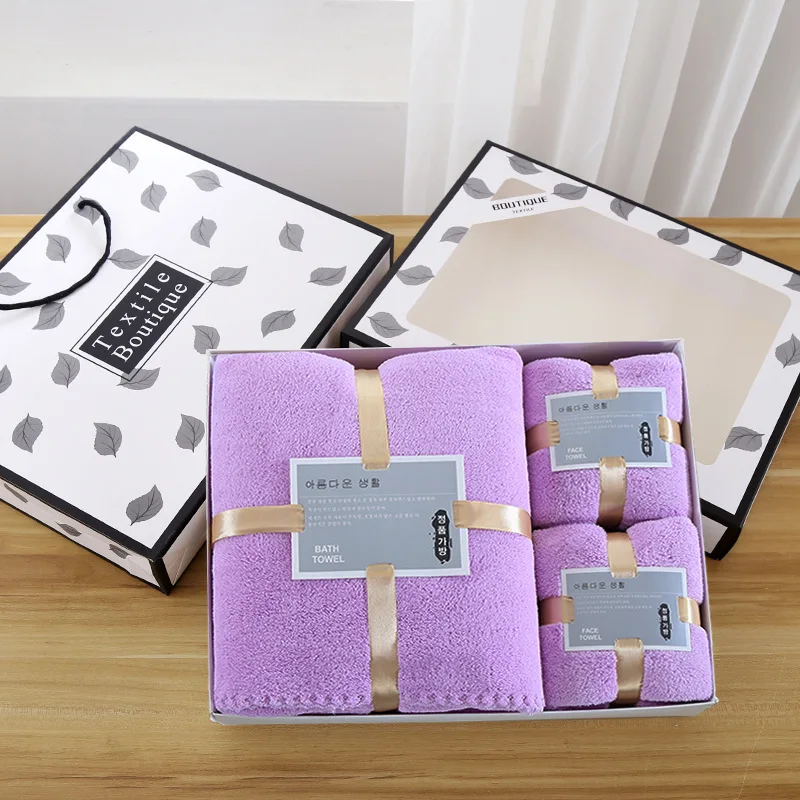 wholesale microfiber  green blanket  coral fleece  large fabric bathroom bath towel set custom logo  travel thick 2 pcs gift