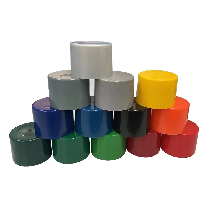 Аэрозольная банка с пластиковой крышкой алюминиевая крышка для бутылки размер и цвет печати на заказ