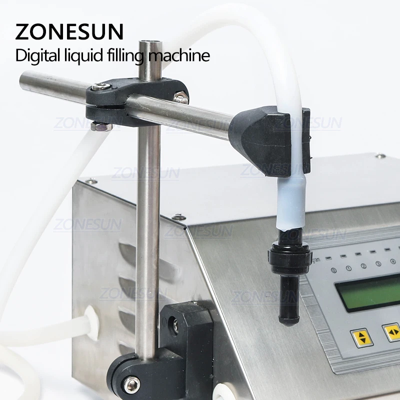 ZONESUN 220V or 110V GFK-160 Digital Control Liquid Filling Machine Small Portable Electric Water Supply