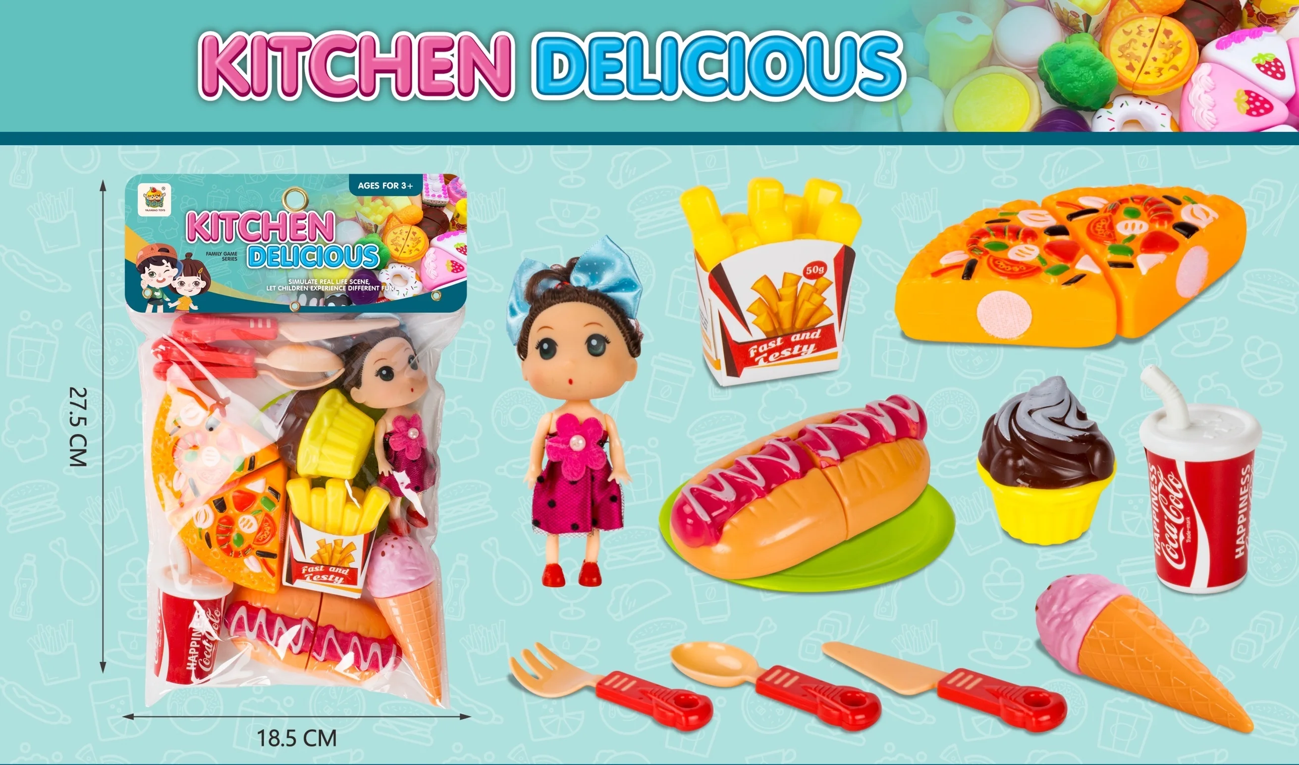 Kitchen toys foods kids toys shantou chenghai toys