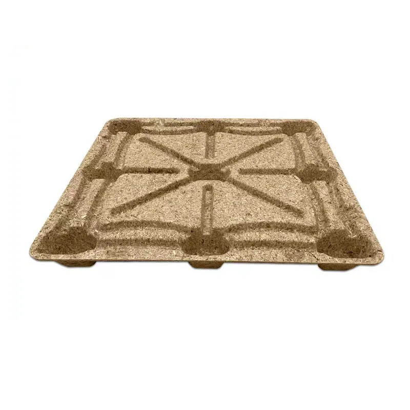 Hot Press Wood Pallet High Compressed Sawdust Pallet for sales Free Fumigation