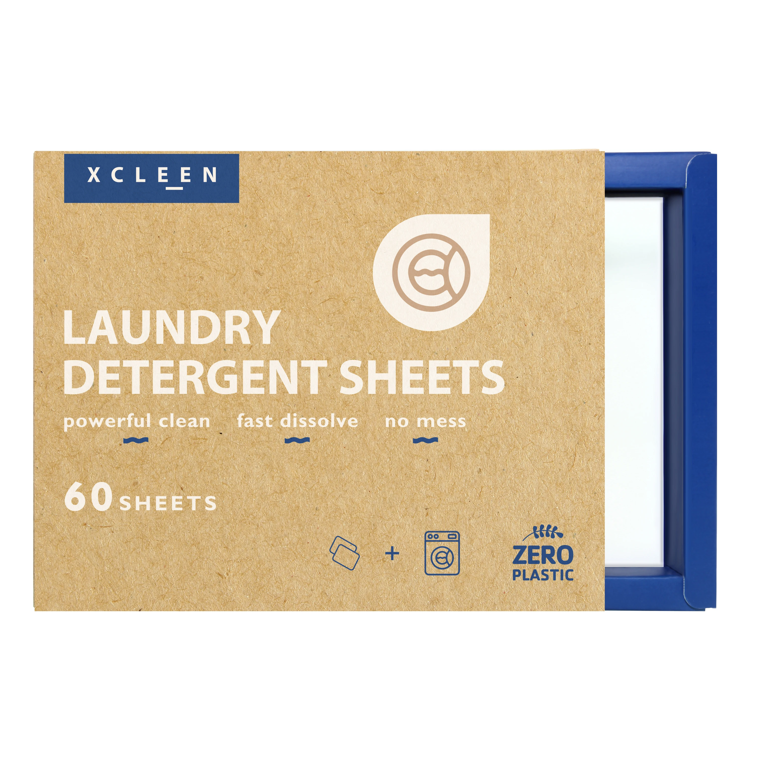 Private Label Eco-friendly Biodegradable Laundry Detergent Sheet/Strips