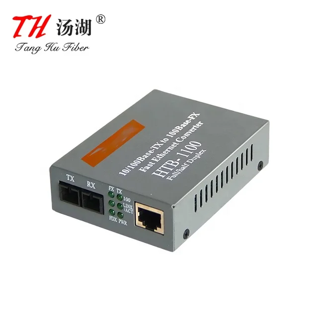 MM Duplex Fiber FTTH HTB-1100 Netlink Fiber Media Converter Single Mode Single Media Converter Htb Netlink Htb3100