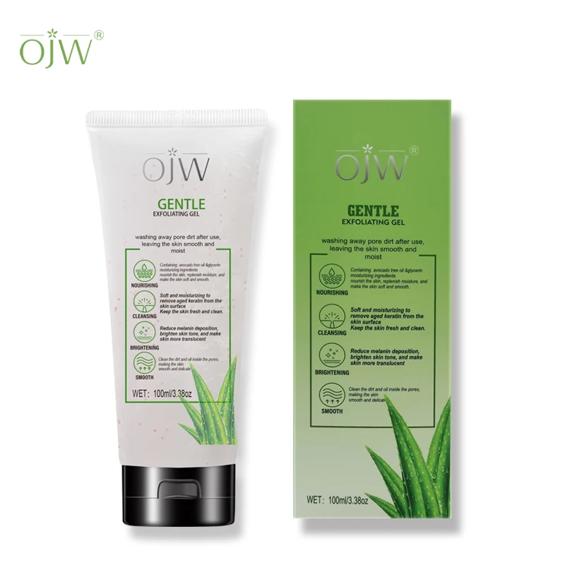 Wholesale Peeling Face Dead Skin Remover Organic Moisturizing Whitening Aloe Vera Exfoliating Gel Facial gel