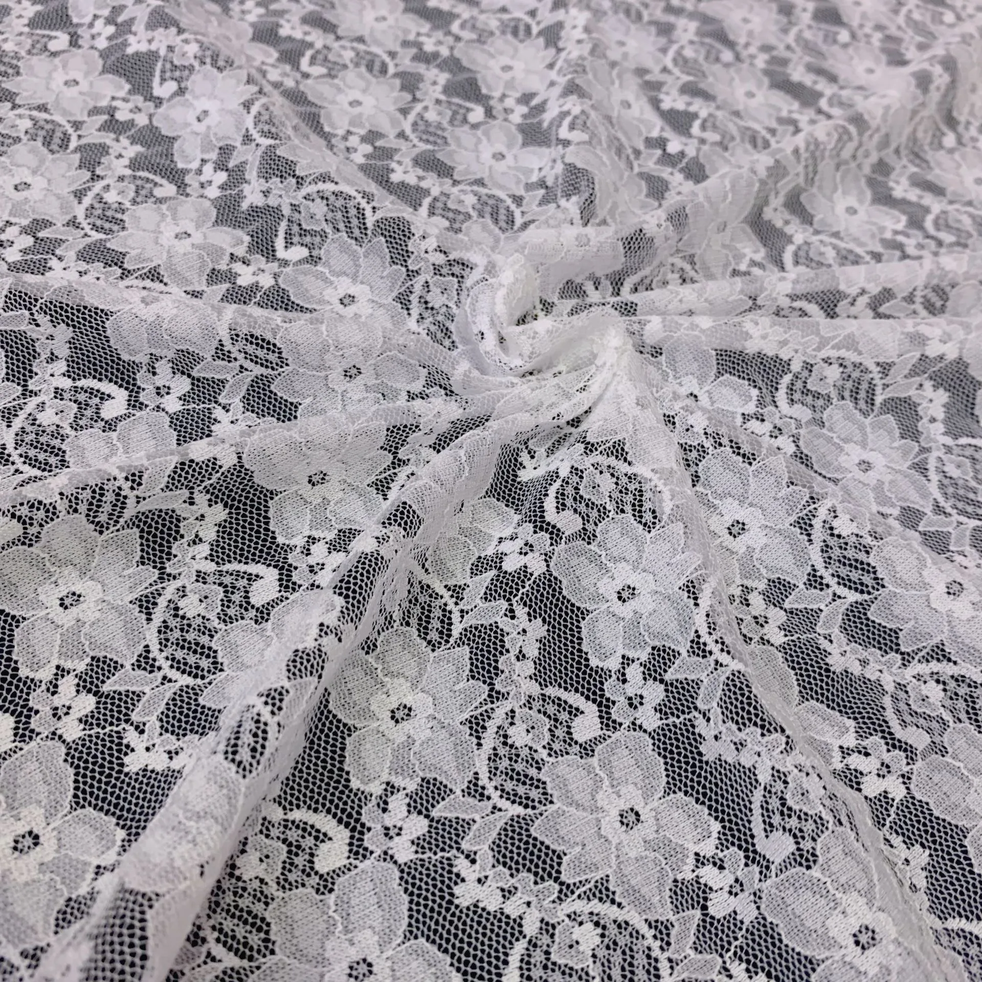 High Elastic Elegant 150cm Width 3d Flower Lace Fabric for Underwear
