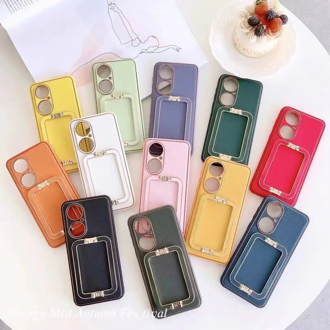 Luxury Leather Mobile Phone Case Kickstand Cover Durable import for iPhone 12 13PRO 11 7G 8P SE 2020 6G XS MAX