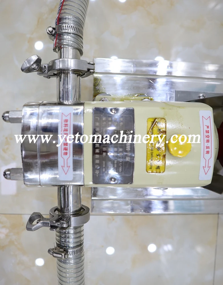 YETO stainless steel sanitary rotary lobe pump rotor vane pump for high viscosity cosmetic cream lotion