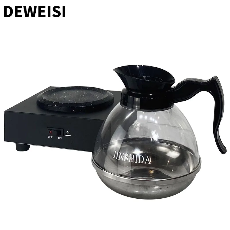 DEWEISI electric coffee pot with heating plate water warmer stove for coffee tea milk with strong insulation