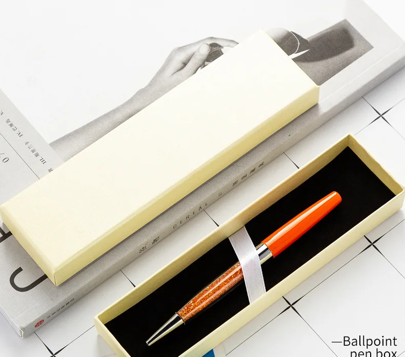 Hot selling wholesale paper packaging box stationery gift pen box  printable logo world cover box