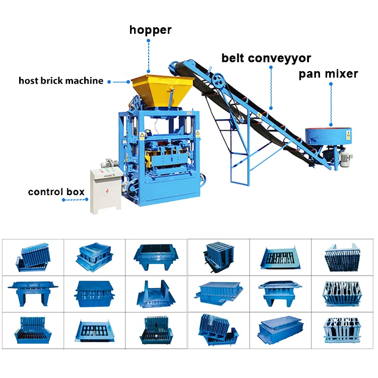 QT4-28 Automatic Concrete Brick/Block Making Machine best price