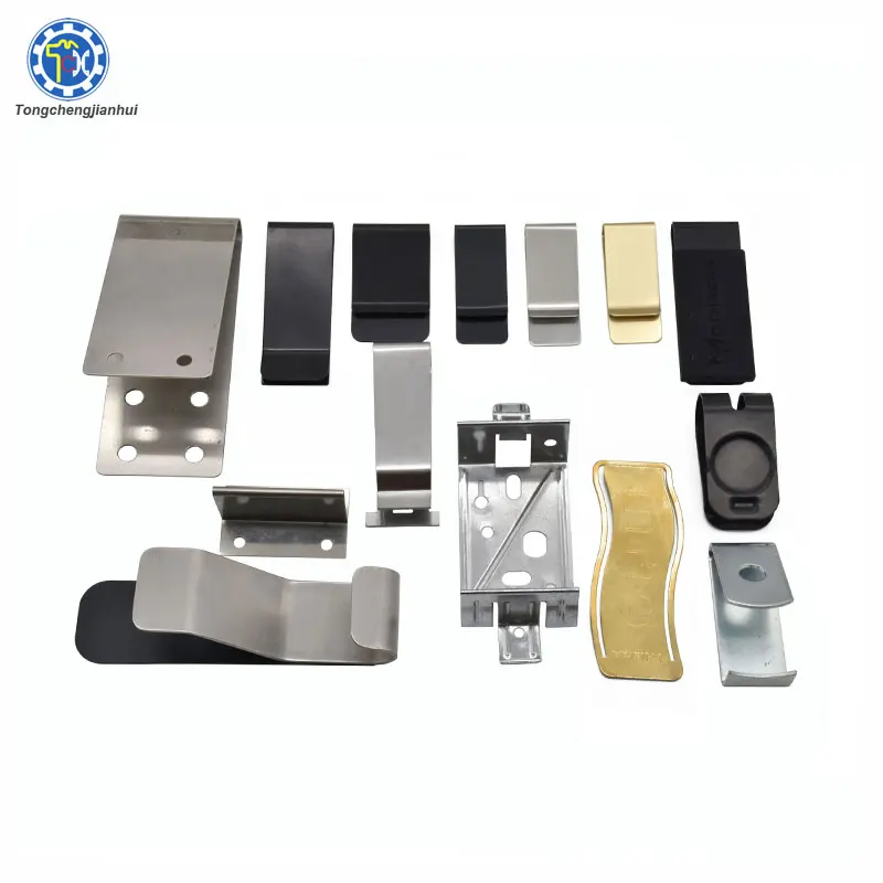 Wholesale Custom Made Unique Precision Metal Blank Stainless Steel Brass Money Clip