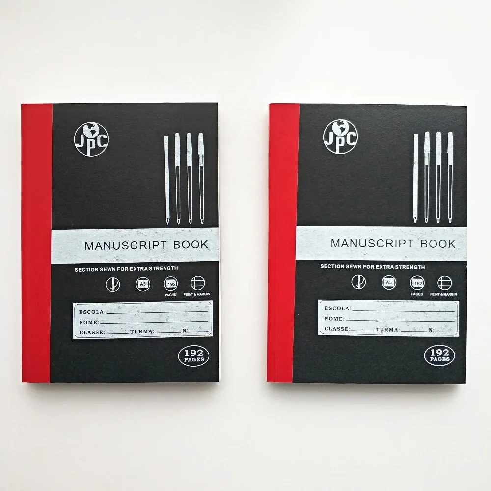 Student A4 / A5 Writing Hard Cover Counter Book With Red Margin