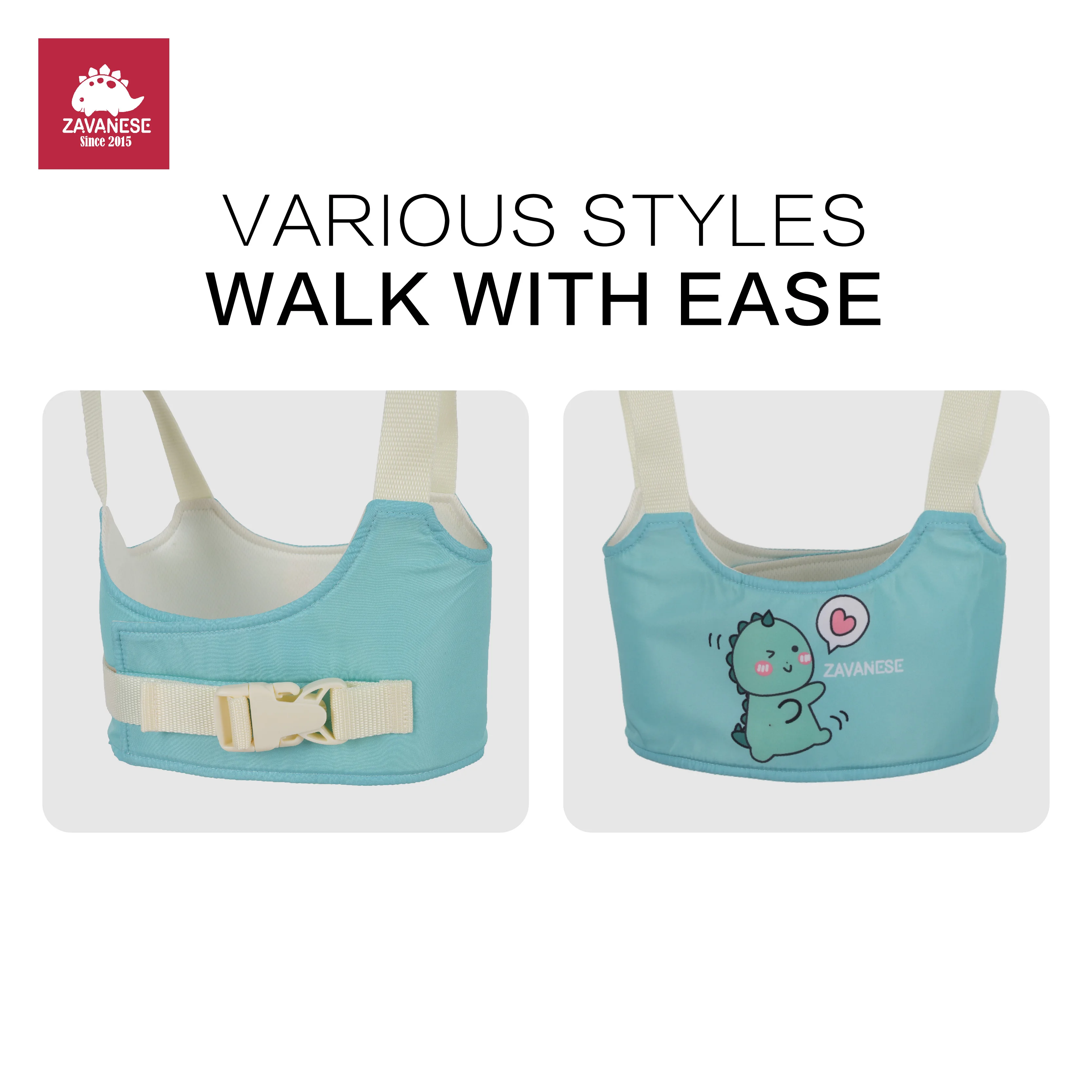 ZAVANESE Baby Walking Assistant Harness Belt toddler belt adjustable breathable Toddler Child Baby Assistant Safety leash