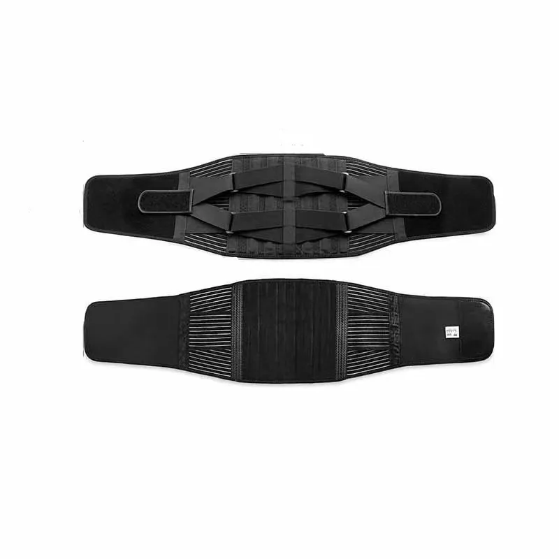 Protection Posture Corrector traction sport fabric push up steel split high support medical waist belt lumbar lower back brace