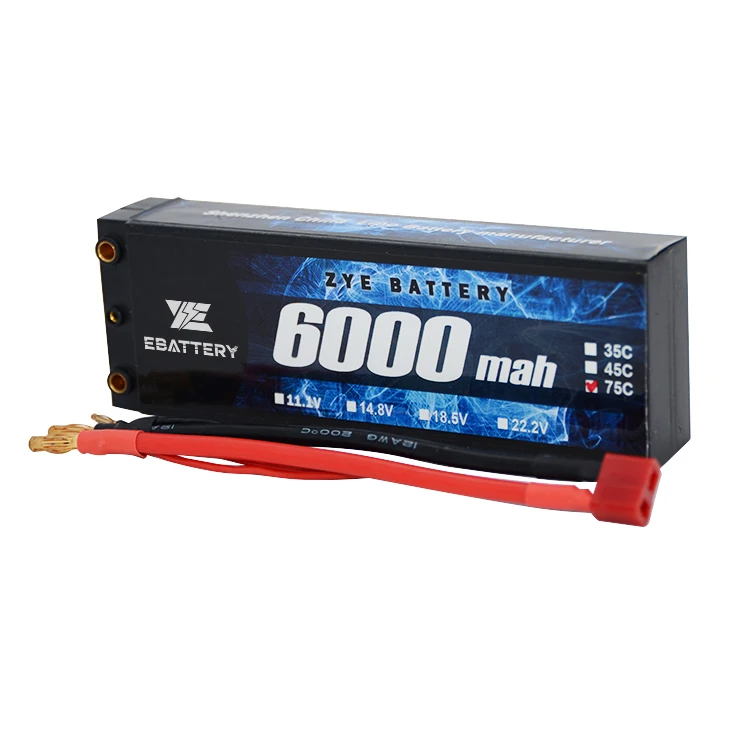 Оптовая продажа 6000 мАч 7 4 В 2s 3s 6s rc вертолет battery2s lipo батарея