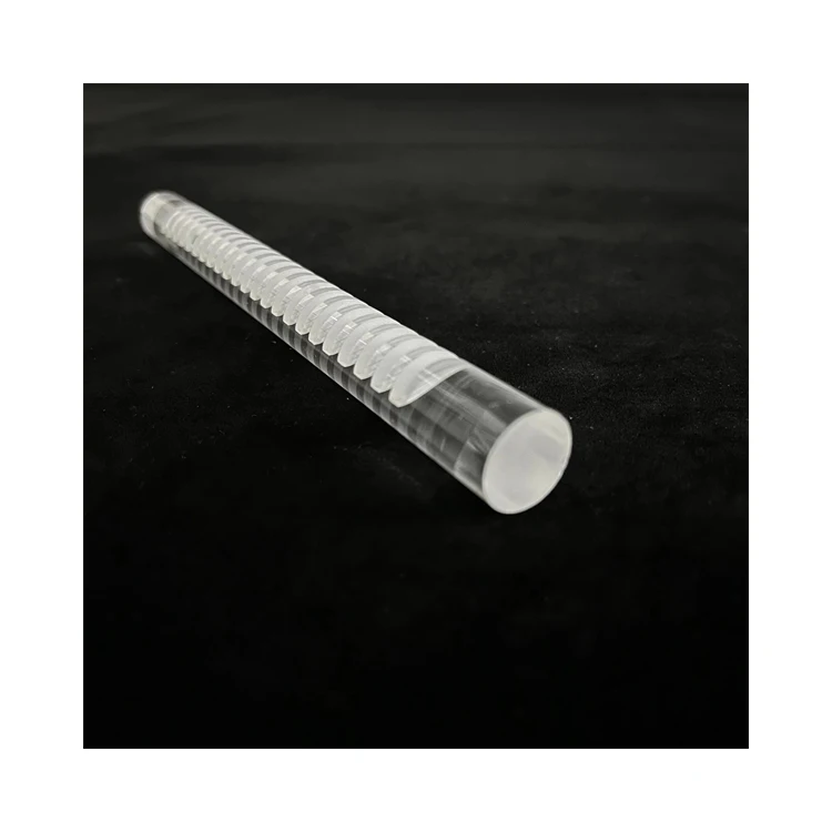 Quartz rod wafer slot Part of semiconductor insert slotted wafer carrier quartz glass boat