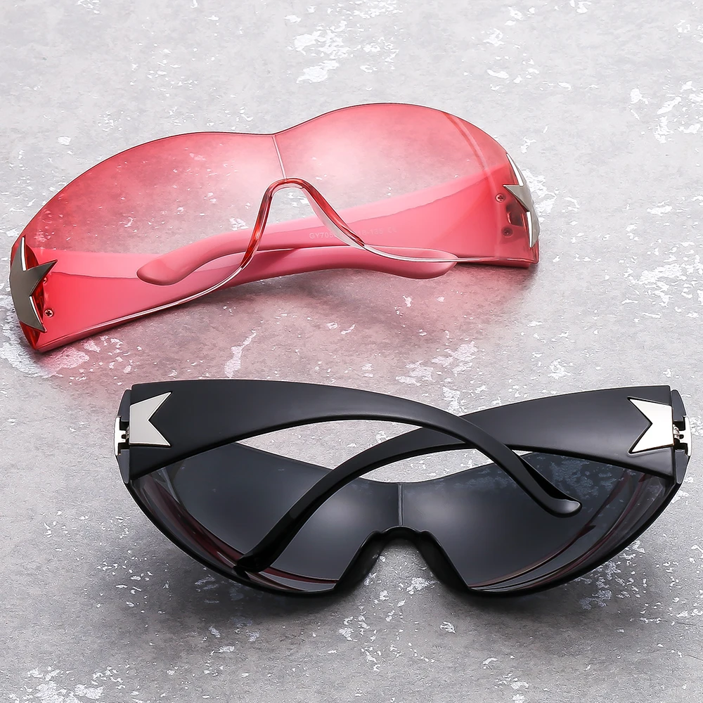 W7050 1pc PC Squared Frame for Women Korean Style Driving UV400 Europe and America Trend Retro Sun Protection Sunglasses