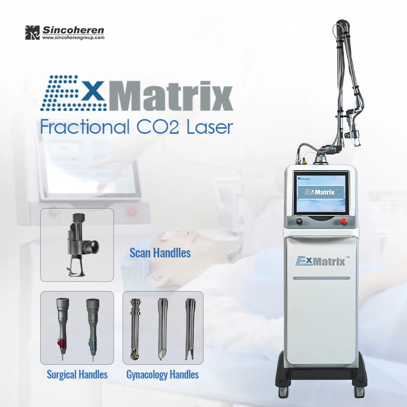 Medical Aesthetic Equipment 10600nm Co2 Fractional Laser Surgical Scar Removal Laser Beauty Machine Stationary Laser