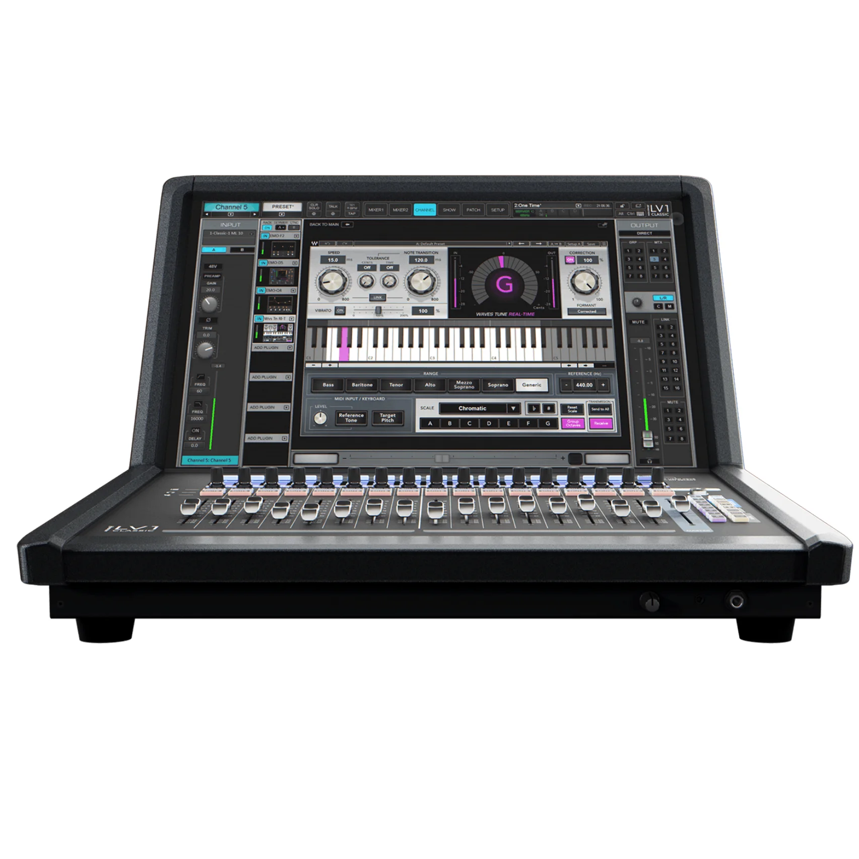 EMotion LV1 Classic SoundGrid 64 стерео 44 шины с ведущим в отрасли звуком 16 входов питаемых от предусилителей сигнатур волны