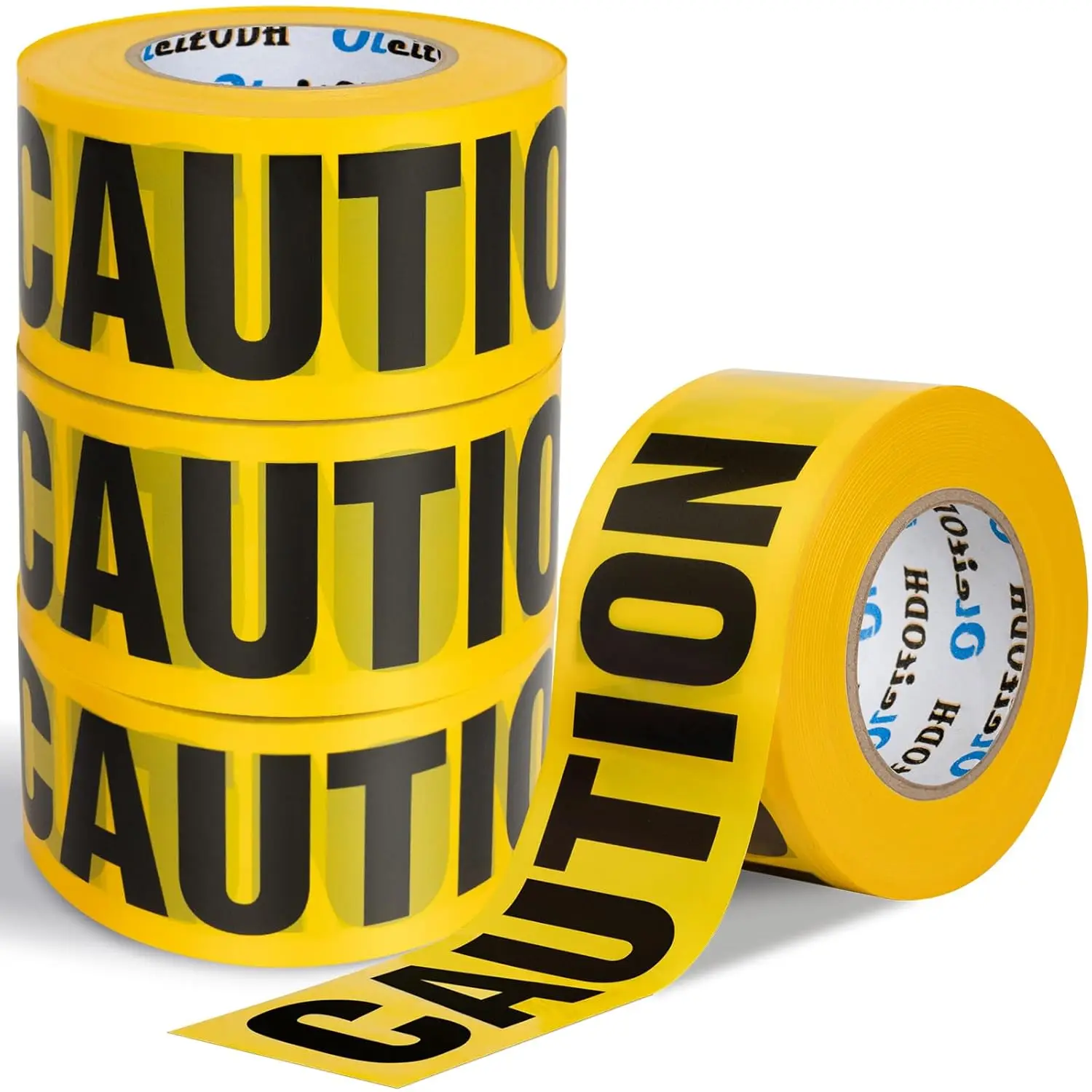 Poli Line Do Not Cross Yellow Safety Tape for Warning Flagging Construction Hazard Crime Scene Barrier Danger Zone