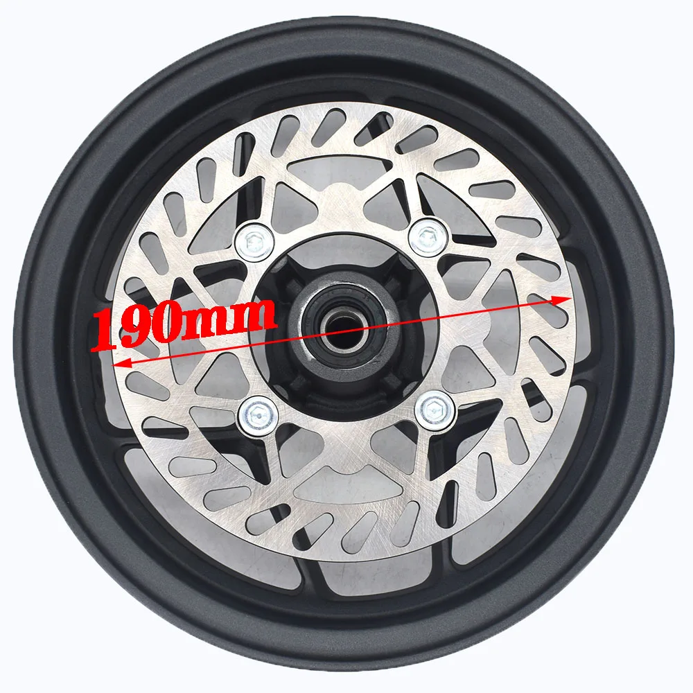 10inch Front And Rear Rims With Brake disc Plate 190MM and Sprocket #428 For Dirt Pit Bike Refitting Racing Bike Wheels