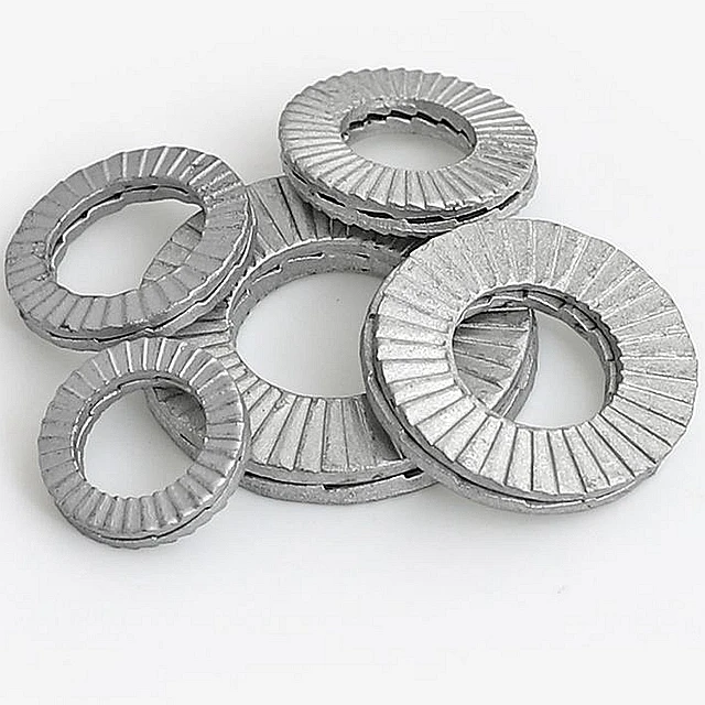 dacromet DIN25201 double stack self-locking washer/anti-loosening washer/non-slip gasket     Application Retail Industry