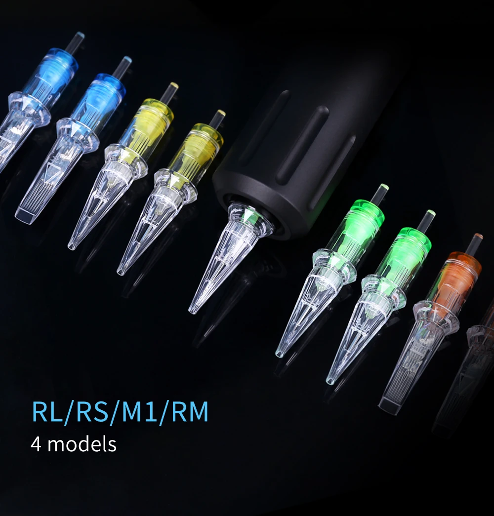 SpArk 100 шт одноразовые татуировки иглы с мембраной круглый вкладыш 3RL 5RL 7RL 9RL 11RL для татуировки наборы татуировки