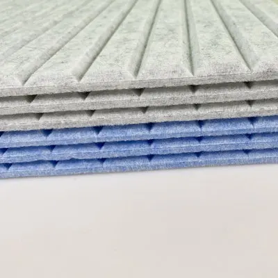  Sound Absorbing Acoustic Panel Clothing Acoustical Paneling for Recording Studio Fabric Wall Edge Resin Glass Frame Wool