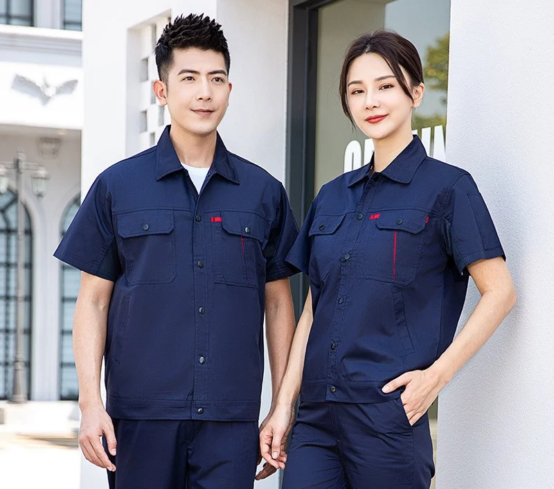 Factory Workshop Cotton Overall Clothes Industrial Mechanic Mine Engineer Safety Coverall Breathable Work Pants Tenue De Working