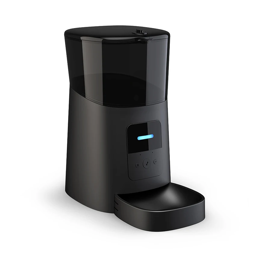 6L wifi app control voice recording smart automatic dog cat feeder with LED display cheap price pet cat dog automatic feeder pet