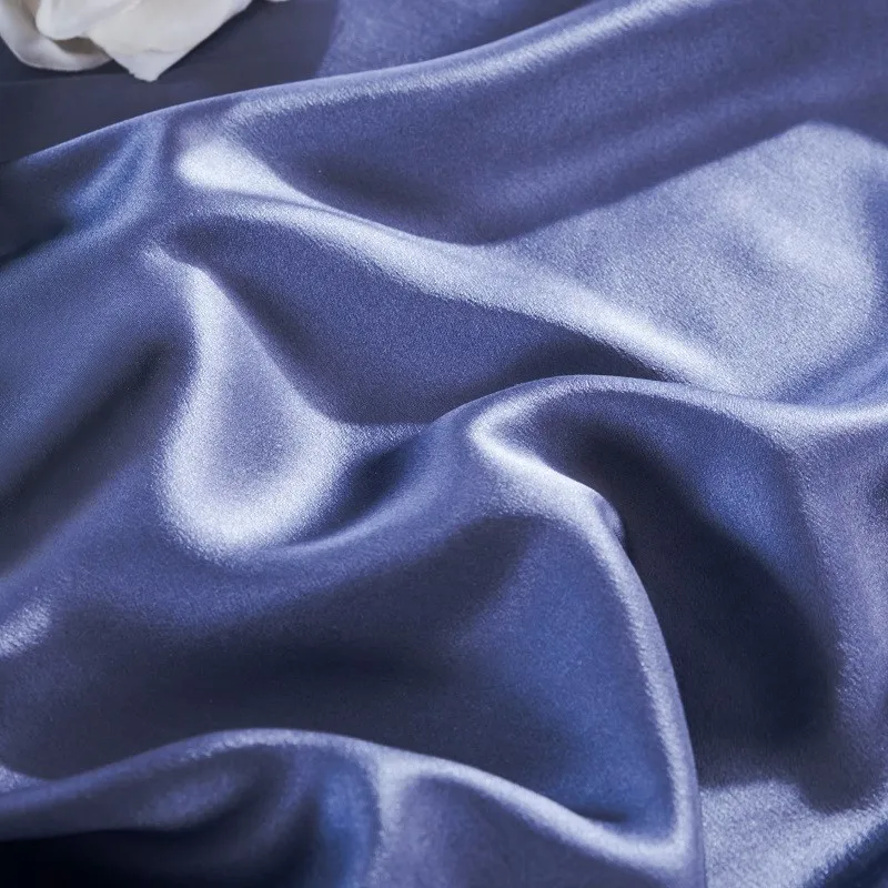 Taihu Snow Silk 100% 6A mulberry silk Charmeuse fabric 19mm 22mm 25mm OEKO qualified silk fabric