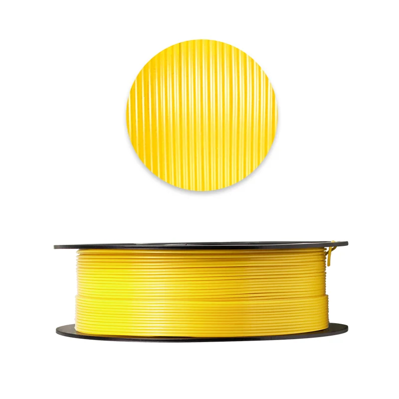 ISANMATE high quality 3d filament petg 1.75mm Petg granul color yellow with 3d printer filament
