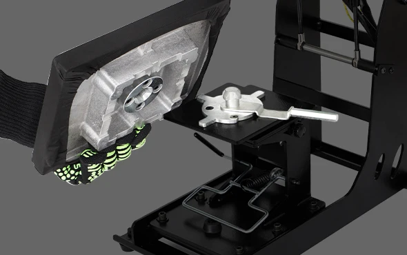 Galaxy Wholesale GS-604 Ramlock Logo And Cap 2 In 1 Hat Heat Press Machine For Logo Printing