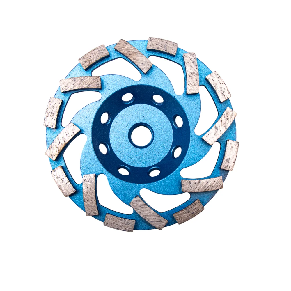 7 inch diamond cup grinding wheel for stone polishing with high wear resistance and low abrasive