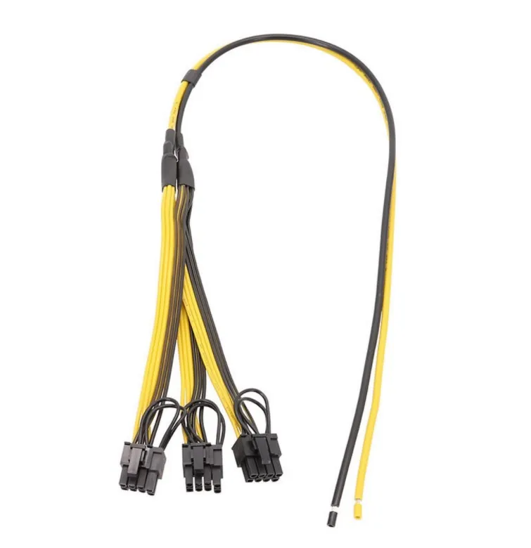 Кабель питания 8Pin 6 + 2 Pin карты линии 1 до 3 адаптер кабель PIC18F46K20-I/PT18AWG 50 см 3*20 изготовленных на
