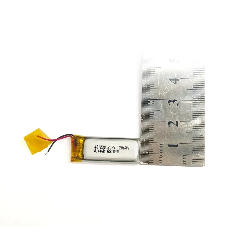  UL/IEC62133/KC/CB/BIS/UN38.3 сертифицированная 401230 литиевая батарея 120 мАч литий-полимерная 3 7 в для