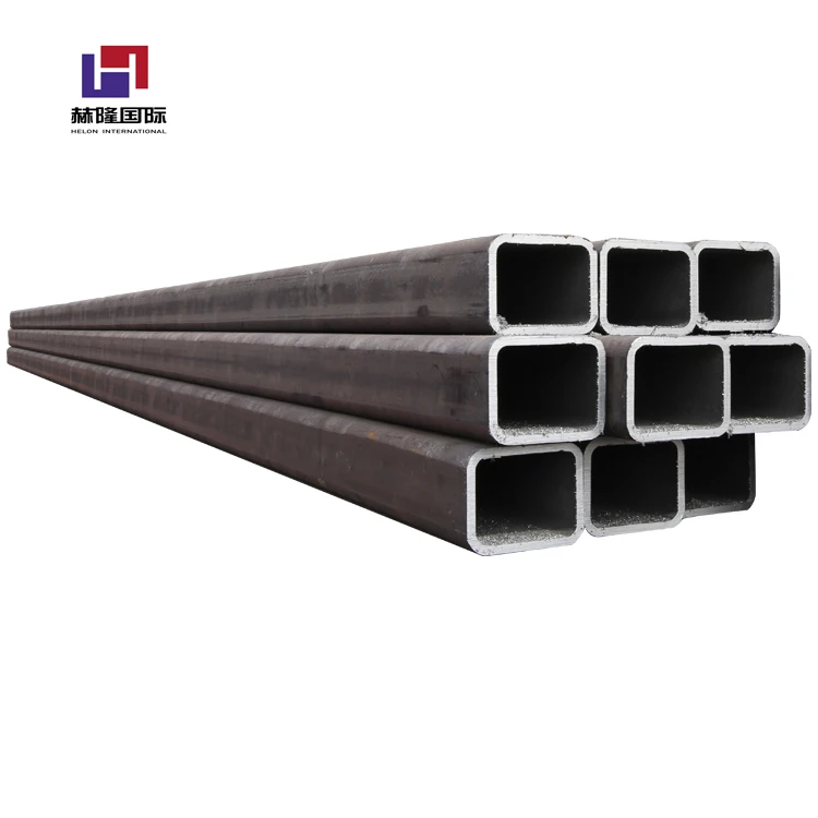 Горячеоцинкованная стальная полая секция, сварная прямоугольная/квадратная стальная труба/труба, черная стальная труба Ms