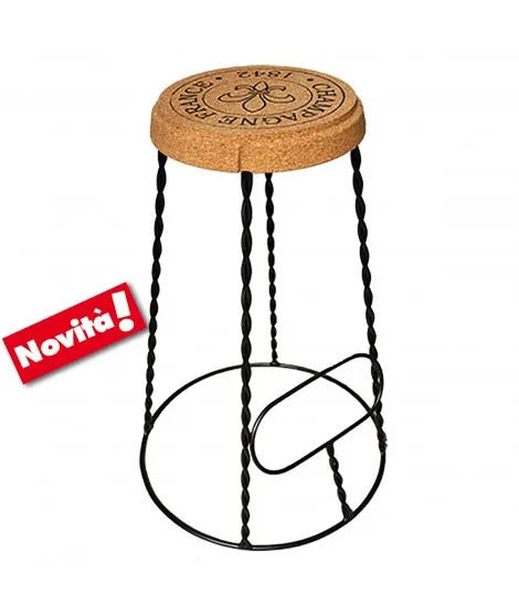 2022 new giant champagne cork wire stool bar stool