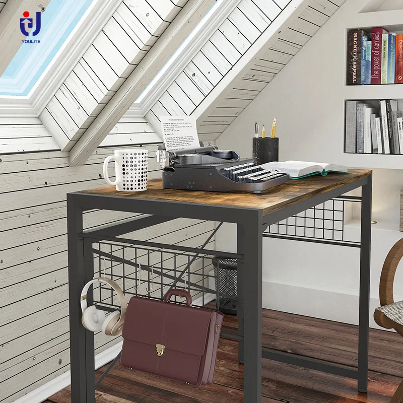 Small Computer Desk Study Table for Small Spaces Home Office Modern Folding Student Laptop PC Writing Desk