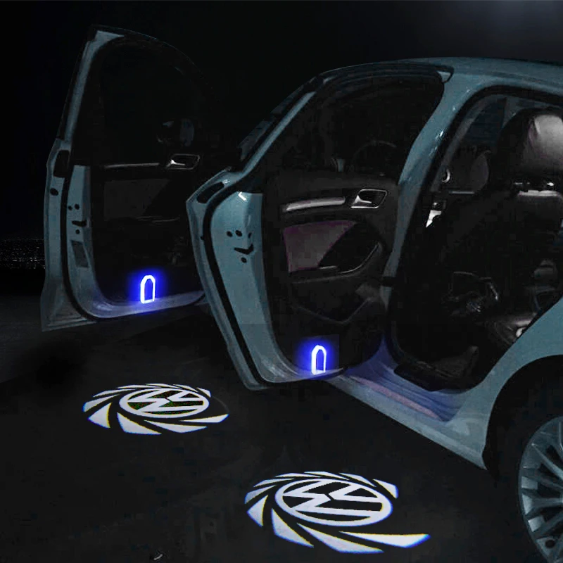 Newest Dynamic  LED Car door Light Ghost Shadow Laser Projector Logo Courtesy Step Car Door Warning Welcome Courtesy Light