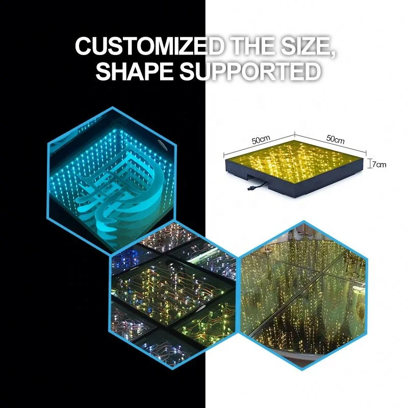 Most Popular Antislip Landscape Decor Dmx Led Colorful Dancing  Floors