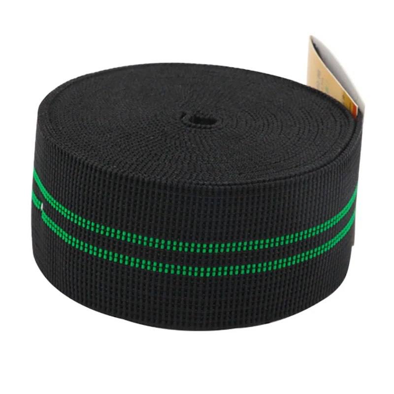 Wholesale Customized Band Green 50mm Belt Sofa Elastic Webbing For Chair