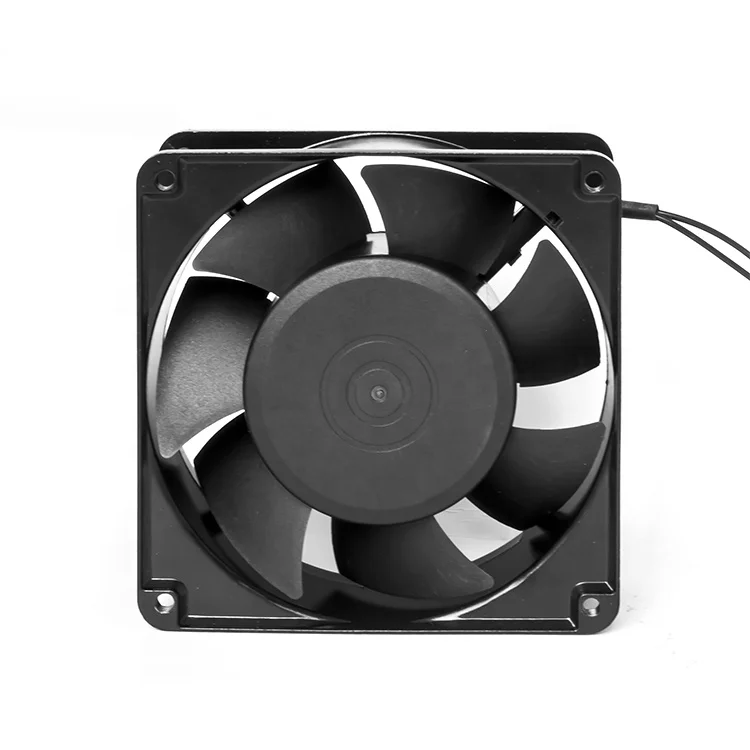 Осевой охлаждающий вентилятор переменного тока 120*120*38 мм, мощный, с большим расходом воздуха CFM, бесщеточный осевой вентилятор