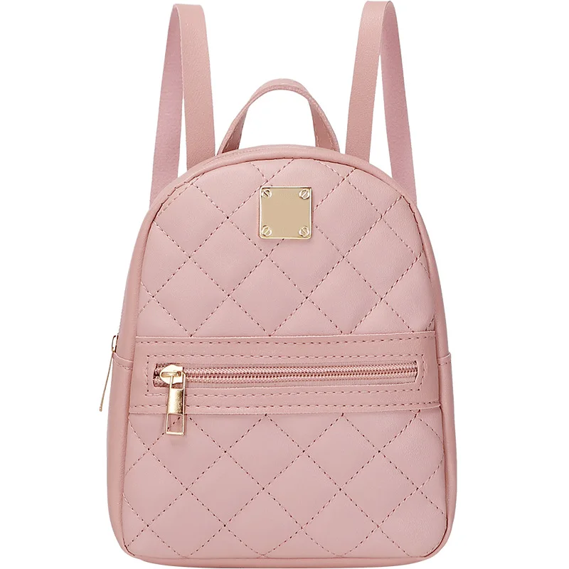 Cheap Promotional Gift Mini Quilted Teenager Girls Backpack Pu Leather Women Cross Body Sling Bag Ladies Fashionable Backpack